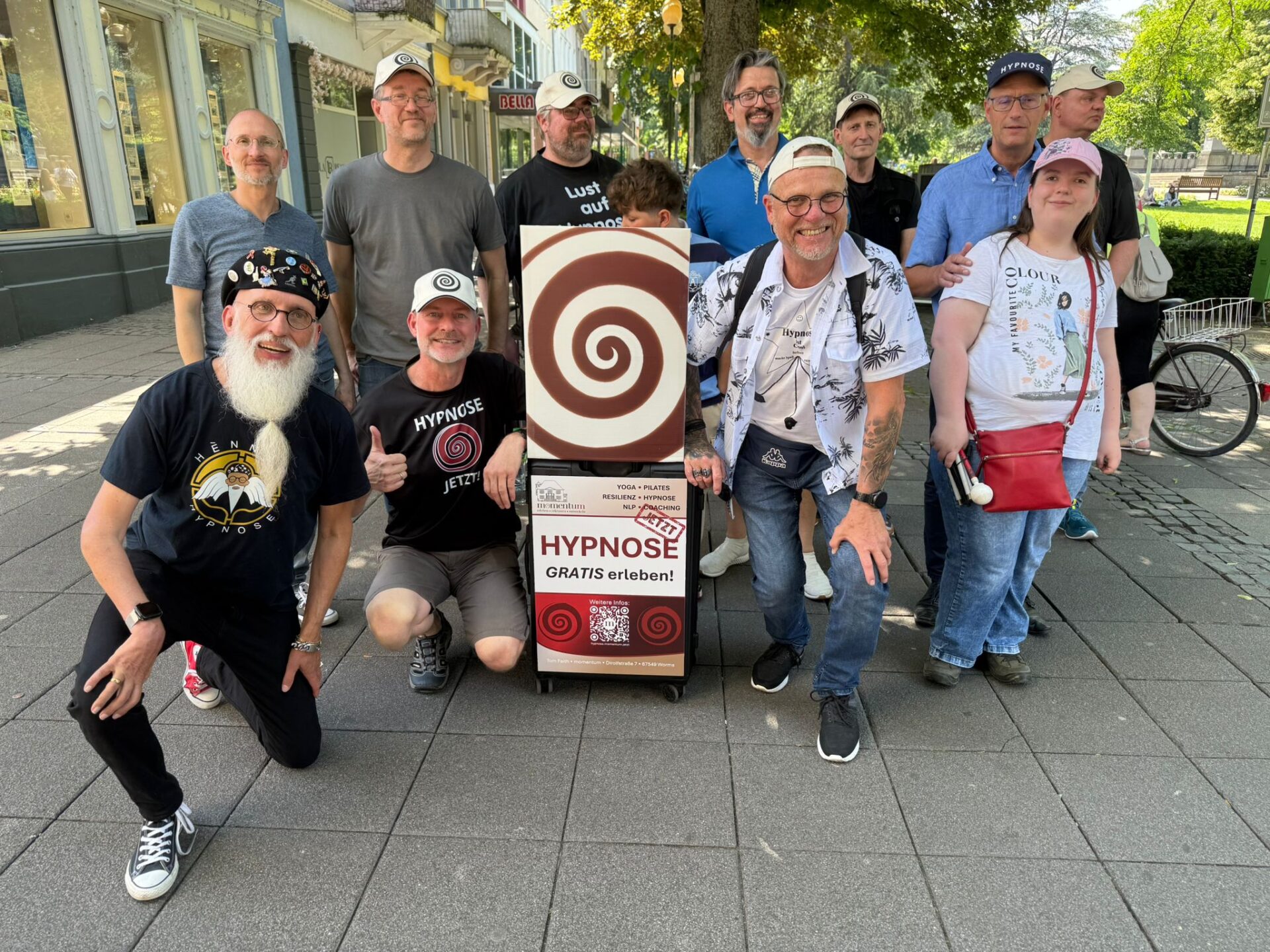 Straßenhypnose in Worms